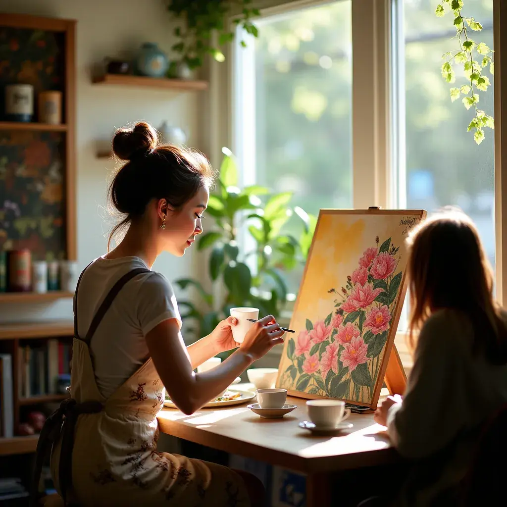 Modern office environment